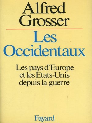 cover image of Les Occidentaux